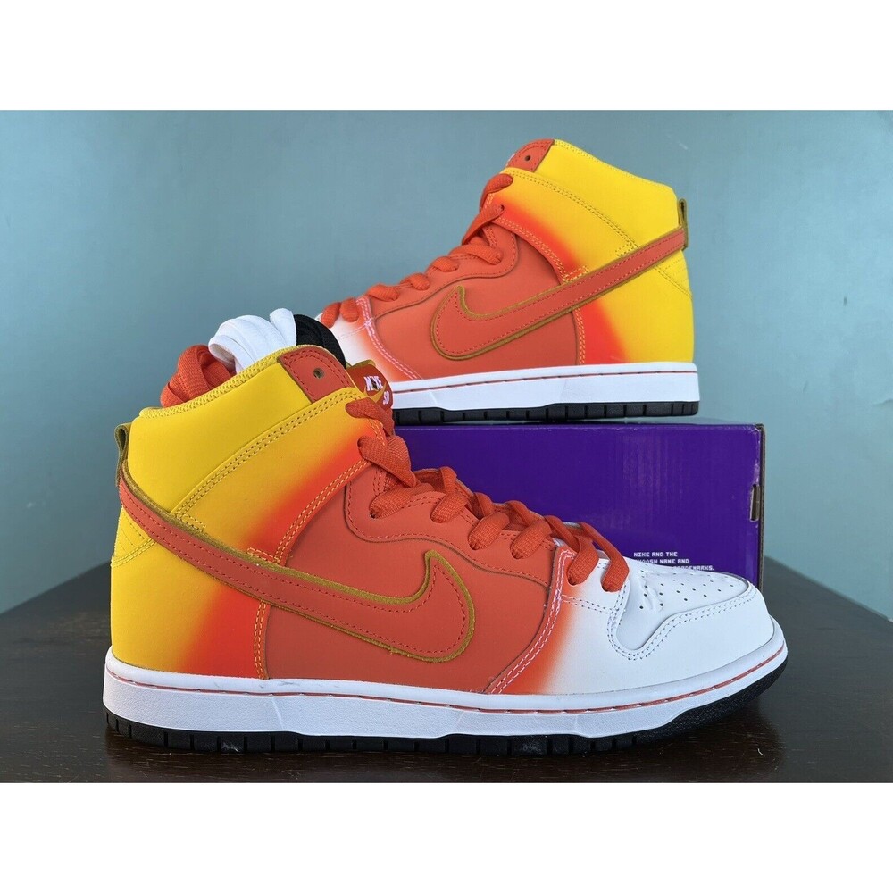Nike SB Dunk High "Sweet Tooth" Amarillo/Orange Men's Size 13 FN5107-700